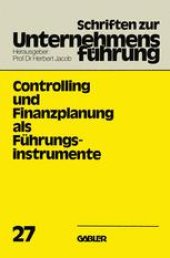 book Controlling und Finanzplanung als Führungsinstrumente