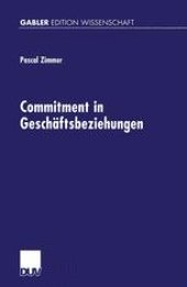 book Commitment in Geschäftsbeziehungen