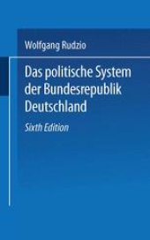 book Das politische System der Bundesrepublik Deutschland