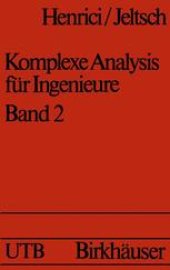 book Komplexe Analysis für Ingenieure: Band 2