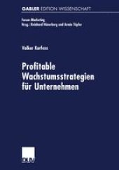 book Profitable Wachstumsstrategien für Unternehmen