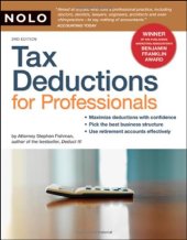 book Tax Deductions for Professionals