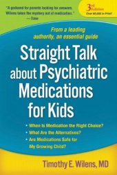 book Straight Talk about Psychiatric Medications for Kids