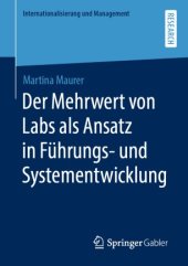 book Der Mehrwert von Labs als Ansatz in Führungs- und Systementwicklung