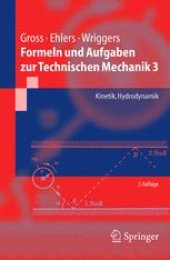 book Formeln und Aufgaben zur Technischen Mechanik 3: Kinetik, Hydrodynamik