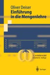 book Einführung in die Mengenlehre: Die Mengenlehre Georg Cantors und ihre Axiomatisierung durch Ernst Zermelo