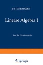 book Lineare Algebra I