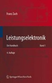 book Leistungselektronik: Ein Handbuch Band 1 / Band 2