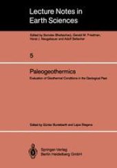 book Paleogeothermics: Evaluation of Geothermal Conditions in the Geological Past