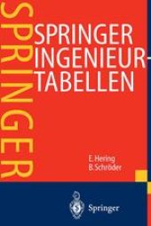 book Springer Ingenieurtabellen