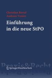 book Einführung in die neue Strafprozessordnung