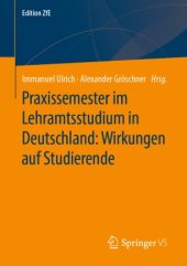 book Praxissemester im Lehramtsstudium in Deutschland: Wirkungen auf Studierende