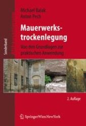 book Mauerwerkstrockenlegung: Von den Grundlagen zur praktischen Anwendung