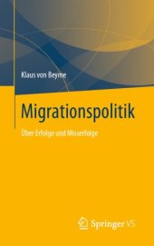 book Migrationspolitik: Über Erfolge und Misserfolge