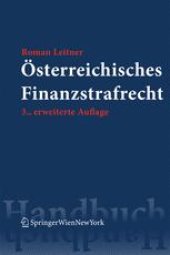 book Österreichisches Finanzstrafrecht