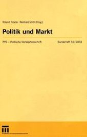 book Politik und Markt