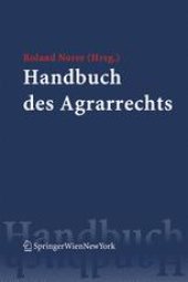 book Handbuch des Agrarrechts