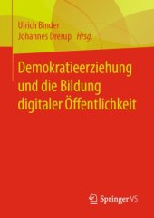 book Demokratieerziehung und die Bildung digitaler Öffentlichkeit