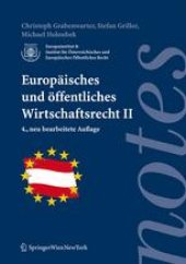 book Europäisches und öffentliches Wirtschaftsrecht II