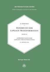 book Handbuch der Laplace-Transformation: Band 3: Anwendungen der Laplace-Transformation