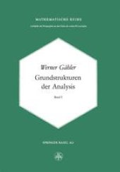 book Grundstrukturen der Analysis I