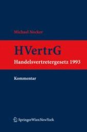 book Kommentar zum Handelsvertretergesetz (HVertrG 1993)