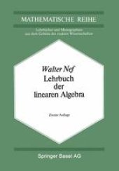 book Lehrbuch der linearen Algebra