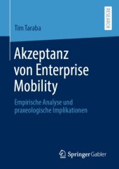 book Akzeptanz von Enterprise Mobility: Empirische Analyse und praxeologische Implikationen