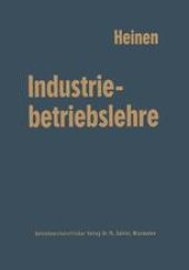 book Industriebetriebslehre: Entscheidungen im Industriebetrieb