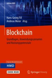 book Blockchain : Grundlagen, Anwendungsszenarien und Nutzungspotenziale