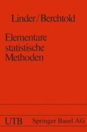 book Elementare statistische Methoden