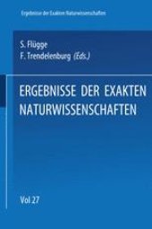 book Ergebnisse der exakten naturwissenschaften