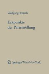 book Eckpunkte der Parteistellung: Wegweiser für Gesetzgebung und Vollziehung