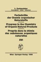 book Fortschritte der Chemie Organischer Naturstoffe / Progress in the Chemistry of Organic Natural Products / Progrès dans la Chimie des Substances Organiques Naturelles