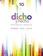 book Dicho y hecho: beginning Spanish