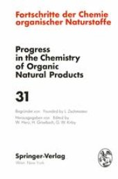 book Fortschritte der Chemie Organischer Naturstoffe / Progress in the Chemistry of Organic Natural Products