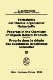 book Fortschritte der Chemie Organischer Naturstoffe/Progress in the Chemistry of Organic Natural Products/Progrès Dans La Chimie Des Substances Organiques Naturelles