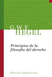 book Principios de la filosofía del derecho