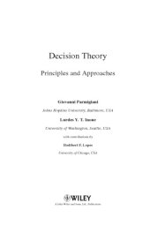 book Decision theory: principles and approaches