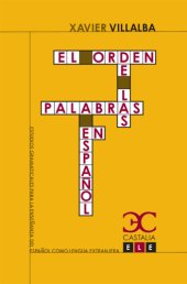 book El orden de las palabras en español