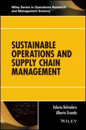 book Sustainable Operations and Supply Chain Management