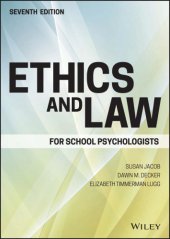 book Ethics and Law for School Psychologists