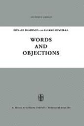 book Words and Objections: Essays on the Work of W. V. Quine