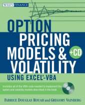 book Option Pricing Models and Volatility Using Excel-VBA