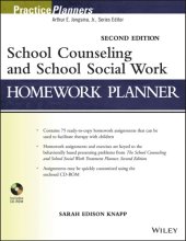 book School counseling and school social work homework planner