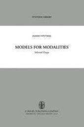 book Models for Modalities: Selected Essays