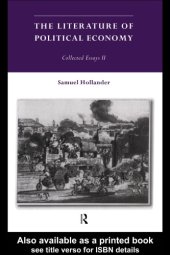 book Literature of Political Economy: Collected Essays II