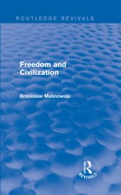 book Freedom and Civilization