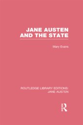 book Jane Austen and the State (Rle Jane Austen)