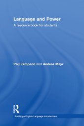 book Language and power: a resource book for students